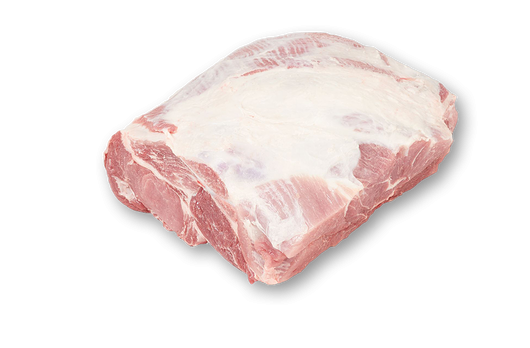 trimming pork shoulder
